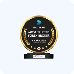 Most Trusted Forex Broker award badge