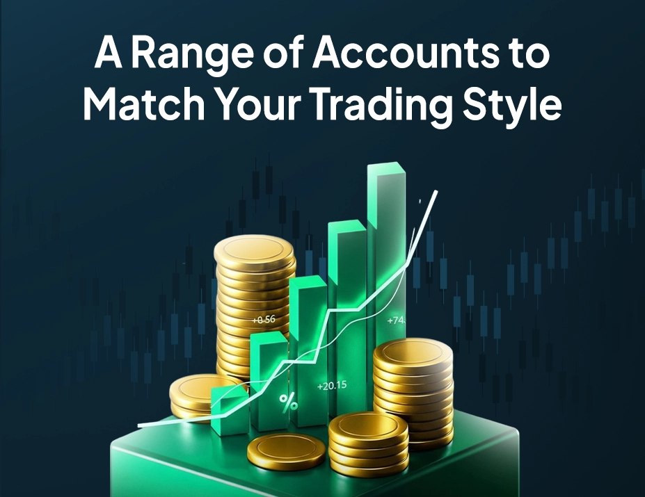 A range of accounts to match your trading style
