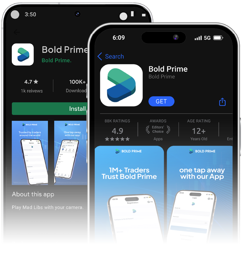 Bold Prime mobile app